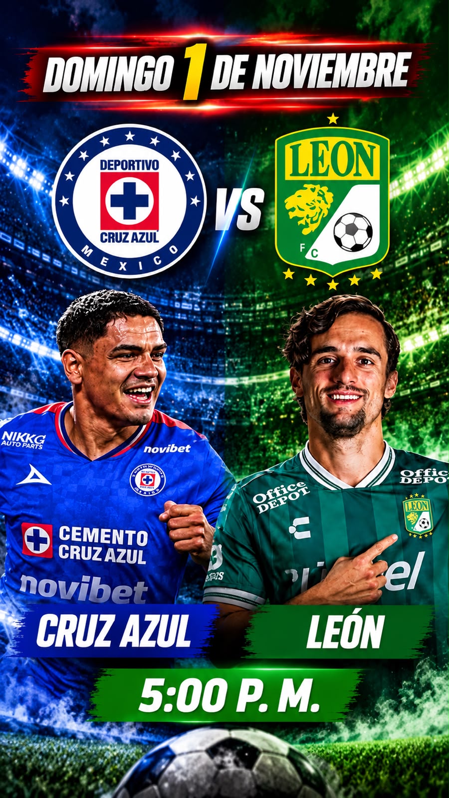 CRUZ AZUL VS LEON